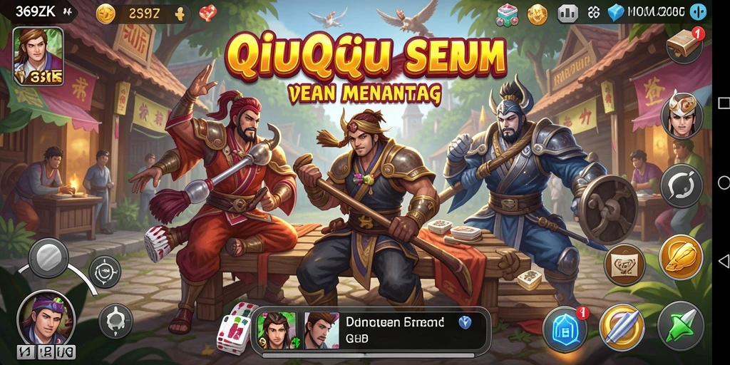 Screenshot gameplay seru QiuQiu di 369ZK.