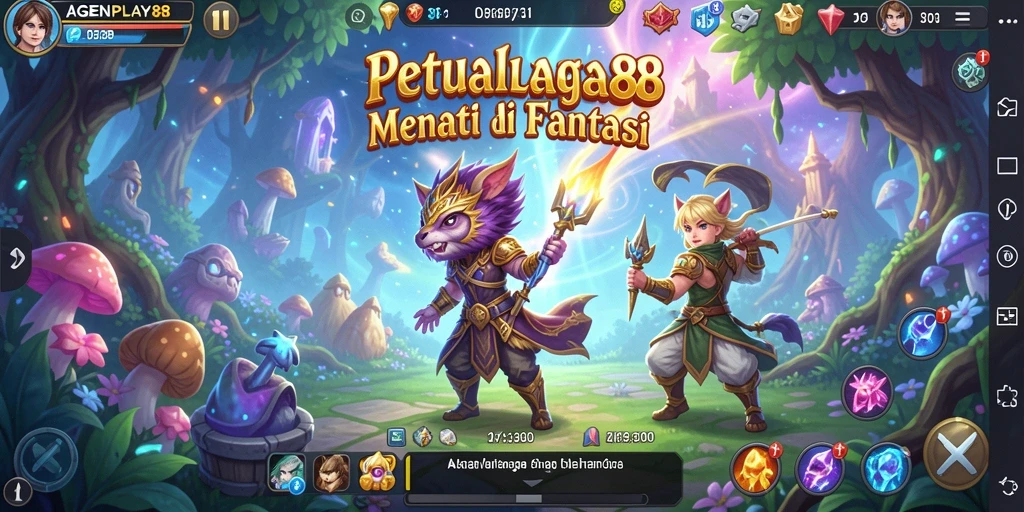 Screenshot AGENPLAY88 menampilkan aksi seru dalam petualangan epik.