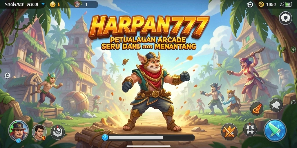 Tampilan gameplay seru dari HARAPAN777 dalam aksi.