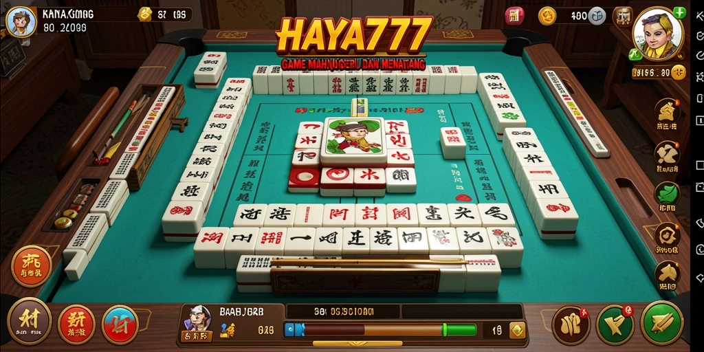 Tampilan gameplay HAYA777 yang menantang dan menarik dalam permainan Mahjong.