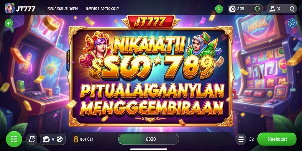 Tampilan gameplay slot yang mengasyikkan di JT777.