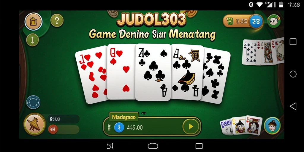 Tampilan gameplay seru dari JUDOL303 yang menantang.