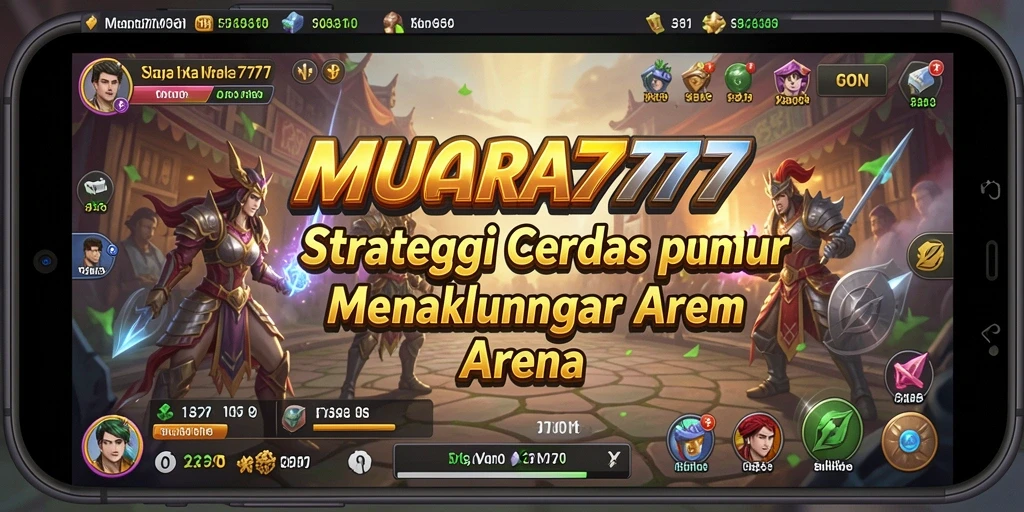 Tampilan gameplay MUARA777 yang penuh strategi dan pertarungan mendebarkan.