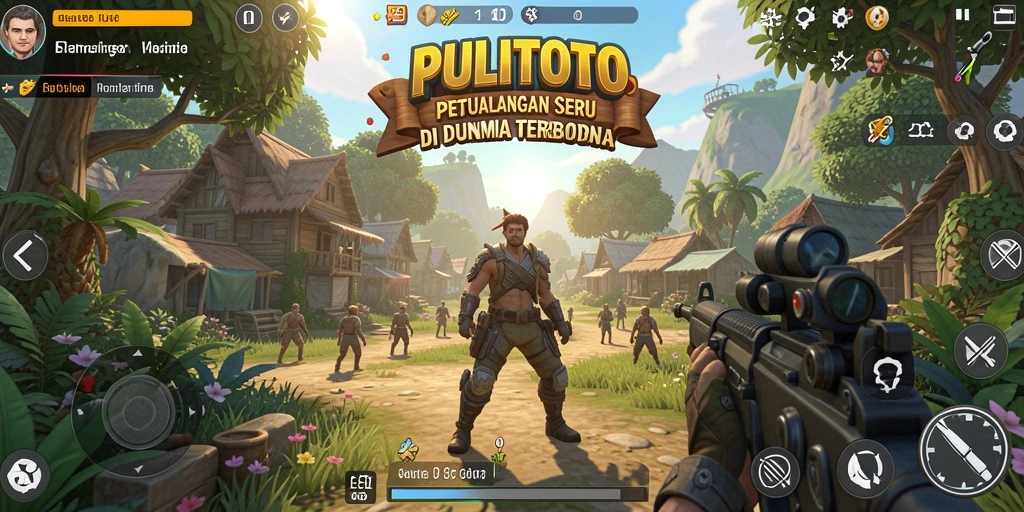 Screenshot PULITOTO menampilkan gameplay Open World yang menarik dan mendalam.