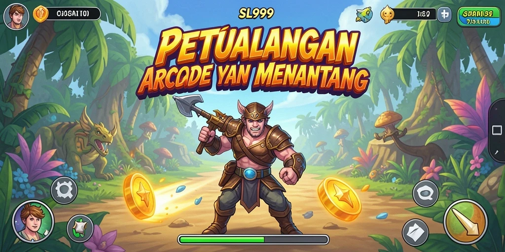 Tampilan gameplay SL999 yang seru dengan level penuh warna dan tantangan.