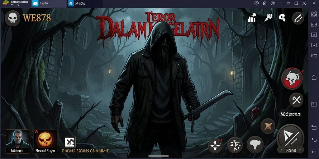 Tampilan gameplay WE878 yang menakutkan dan mencekam.