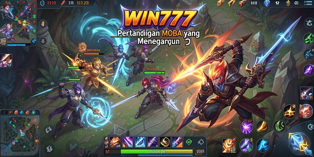 Screenshot gameplay yang menunjukkan aksi seru di WIN777.
